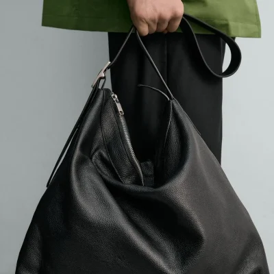 کیف دستی چرمی توت محدود zara