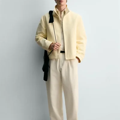 شلوار راسته چین‌دار نسخه محدود zara