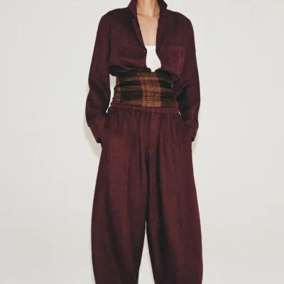 شلوار زنانه W.PANTALON با پارچه کشسان زارا